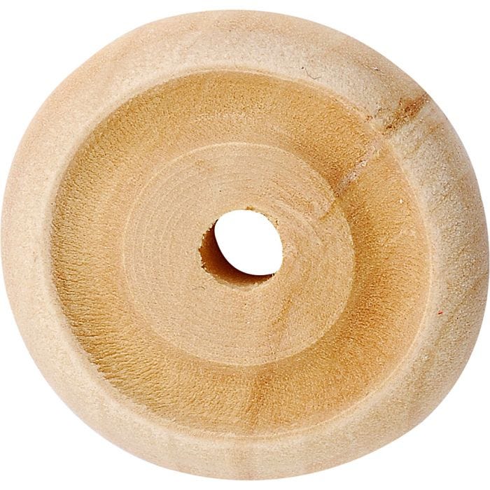 Hjul, diam. 24x8 mm, 40 stk./ 1 pk.