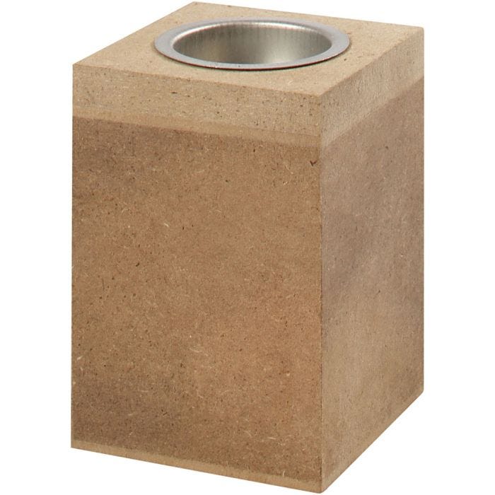Fyrfadsstage, 10 cm, 7x7 cm, 1 stk.