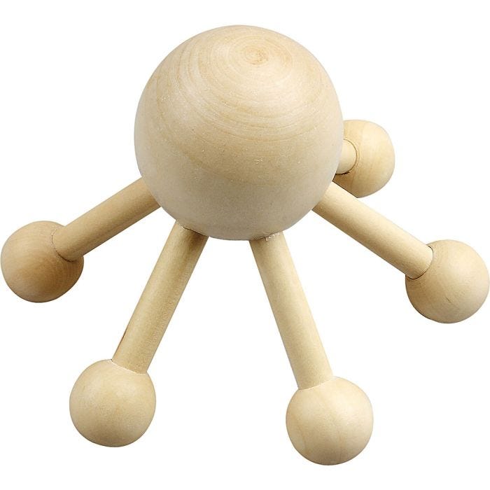 Massage-edderkop, 10 cm, 13 cm, 1 stk.