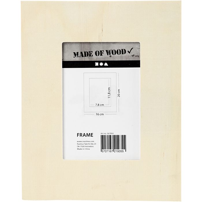 Ramme, 20x16 cm, 1 stk.