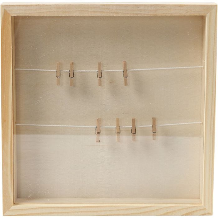 3D ramme, 35 mm, 23x23 cm, 1 stk.