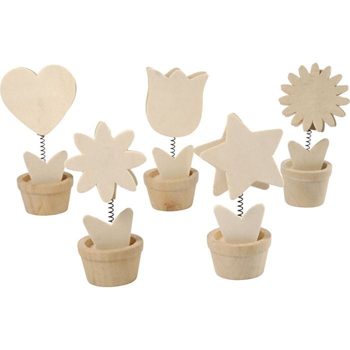 Memo-holder, H: 10 cm, diam. 5 cm, 10 stk./ 1 pk.