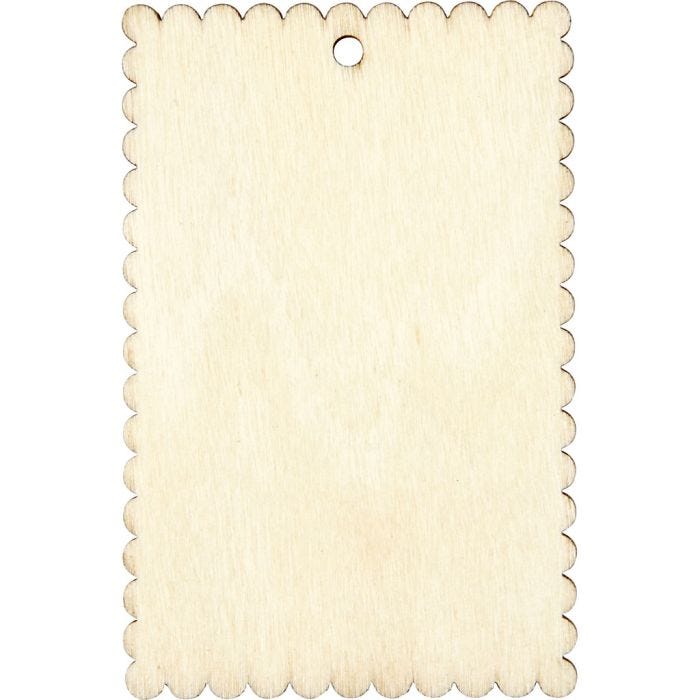 Skilt, str. 8x5,2 cm, tykkelse 3 mm, 8 stk./ 1 pk.