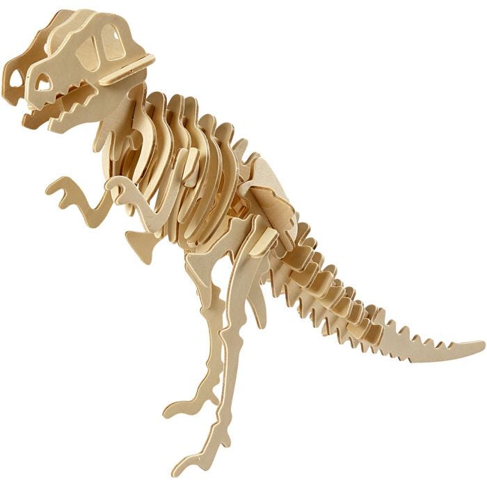 3D konstruktionsfigur, dinosaur, 33x8x23 cm, 1 stk.