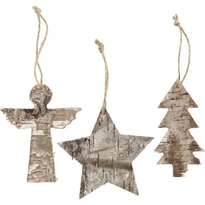 Juleophæng, H: 10 cm, B: 8 cm, 3 stk./ 1 pk.