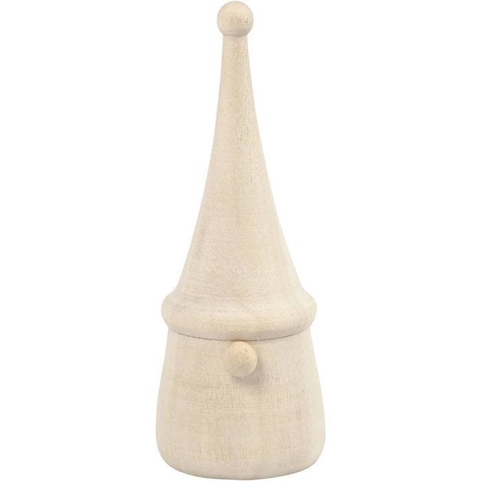 Næsenisse, H: 8 cm, diam. 3 cm, 1 stk.