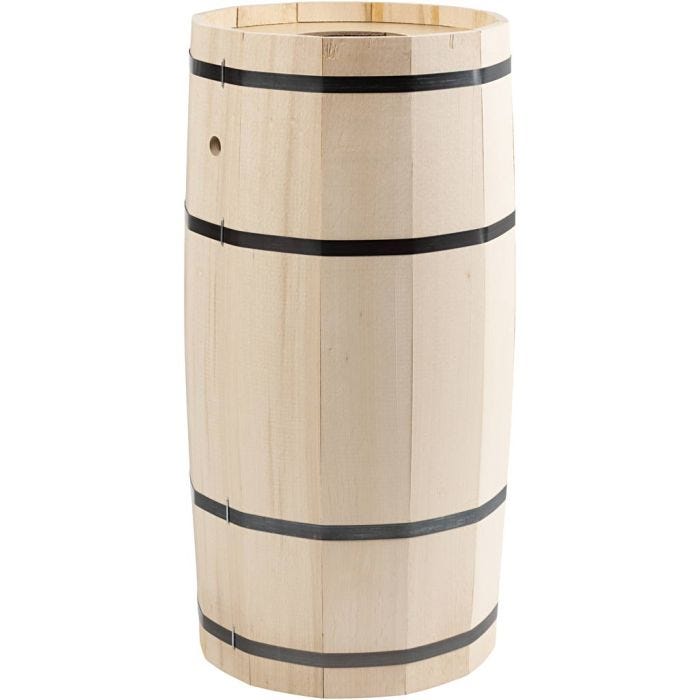 Fastelavnstønde, bøg, 54 cm, 26 cm, stor, 1 stk.