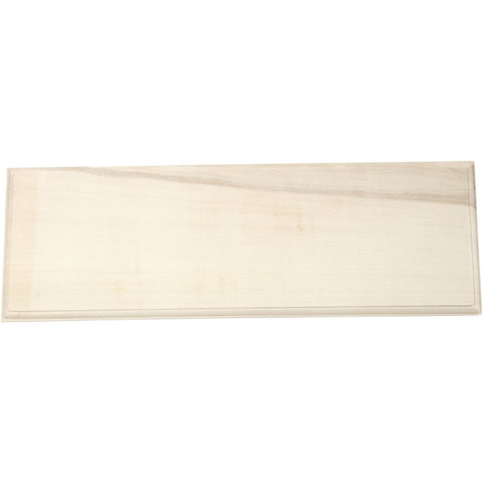 Træskilt, 10x30 cm, 1 cm, 1 stk.