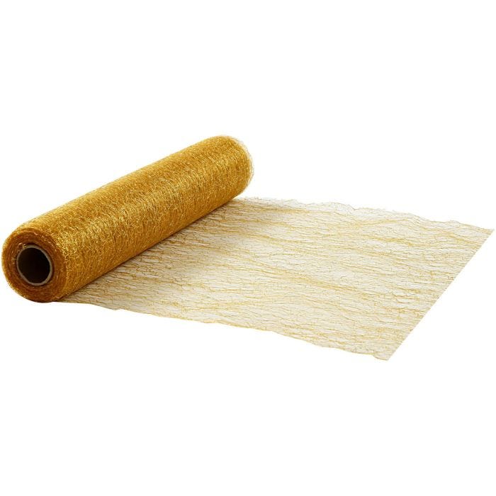 Bordløber, B: 30 cm, guld, 10 m/ 1 rl.