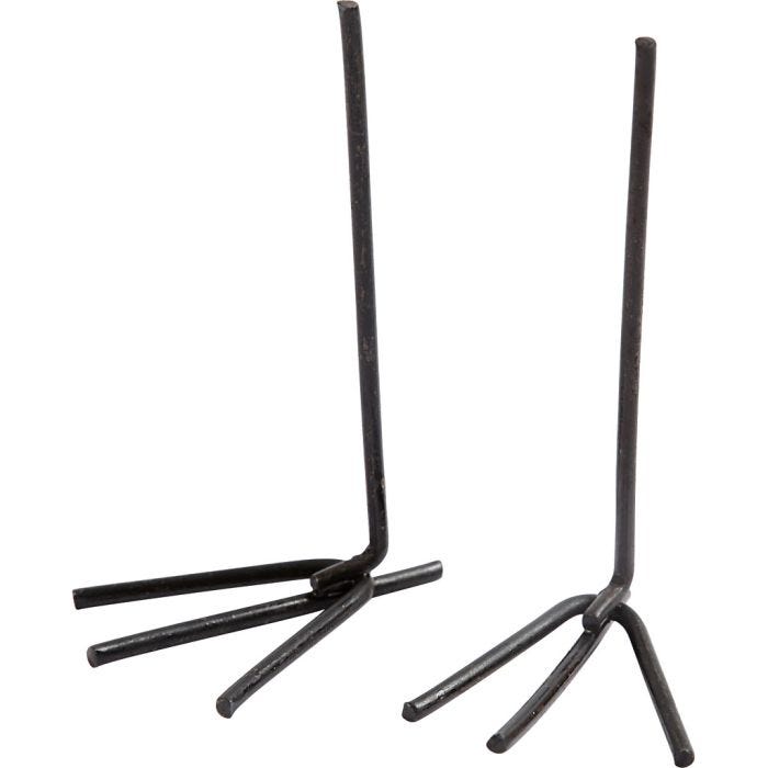 Fuglefødder og Kyllingefødder, H: 5 cm, B: 2 cm, sort, 10par/ 1 pk.