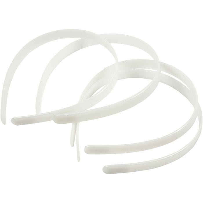 Hårbøjle, B: 13 mm, hvid, 5 stk./ 1 pk.