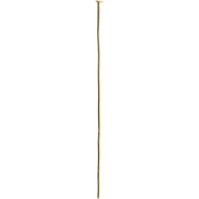 Perlestilk, L: 50 mm, guld, 30 stk./ 1 pk.