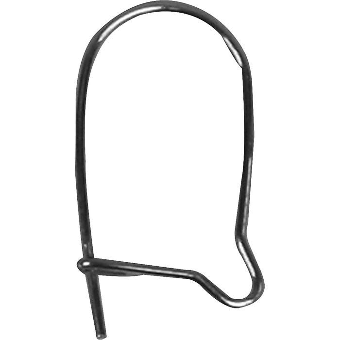 Ørebøjle, L: 15 mm, forsølvet, 10 stk./ 1 pk.