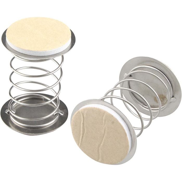 Fjeder, H: 4,5 cm, diam. 3,5 cm, 20stk./ 1 pk.