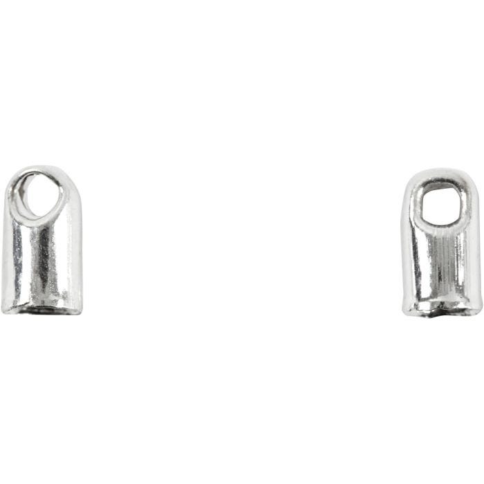 Enderør, diam. 3,2 mm, forsølvet, 10 stk./ 1 pk.