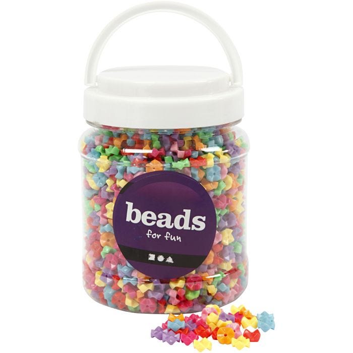 Kombimix, diam. 9,5 mm, hulstr. 1,5 mm, ass. farver, 380 g, 700 ml/ 1 ds.