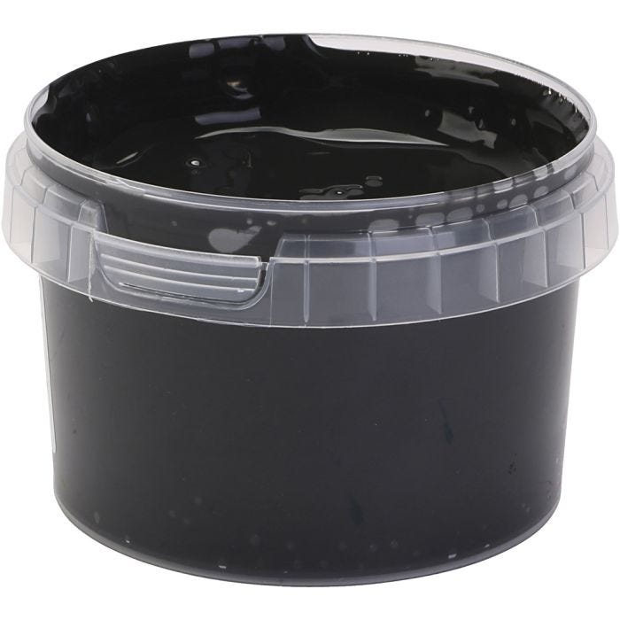 PRIMO Fingermaling, sort, 250ml/ 1 fl.
