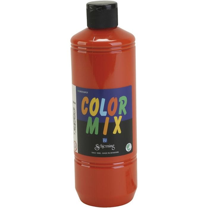 Skole Lasurmaling, orange, 500 ml/ 1 fl.