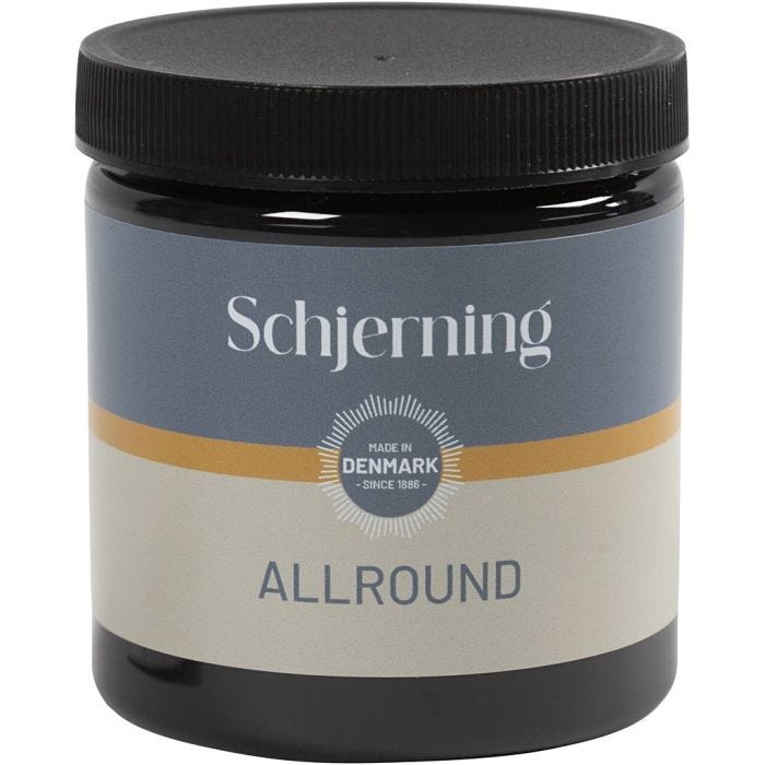 Udendørsmaling, sort, 250 ml/ 1 fl.