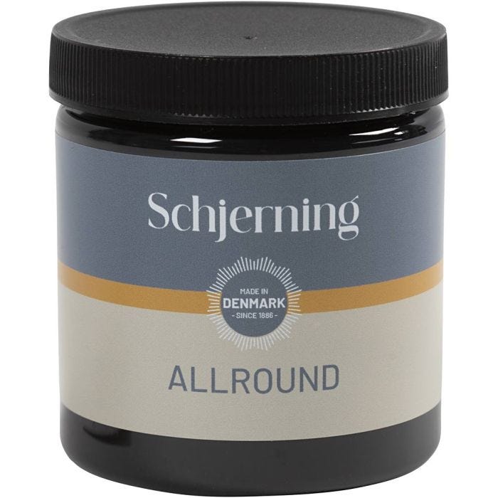 Udendørsmaling, sort, 250 ml/ 1 fl.