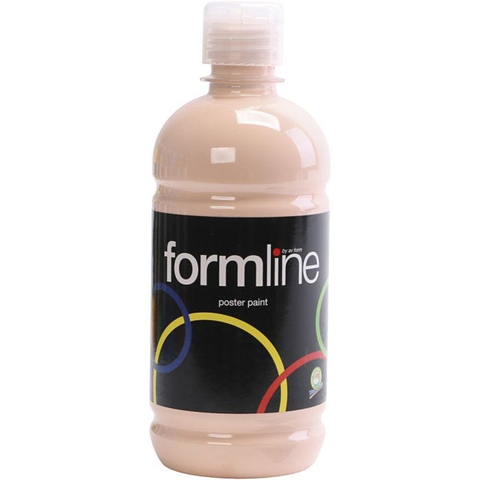 Temperamaling Mat, beige, 500 ml/ 1 fl.