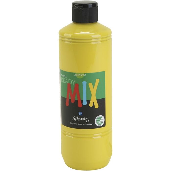 Greenspot Ready Mix, mat, primær gul, 500 ml/ 1 fl.