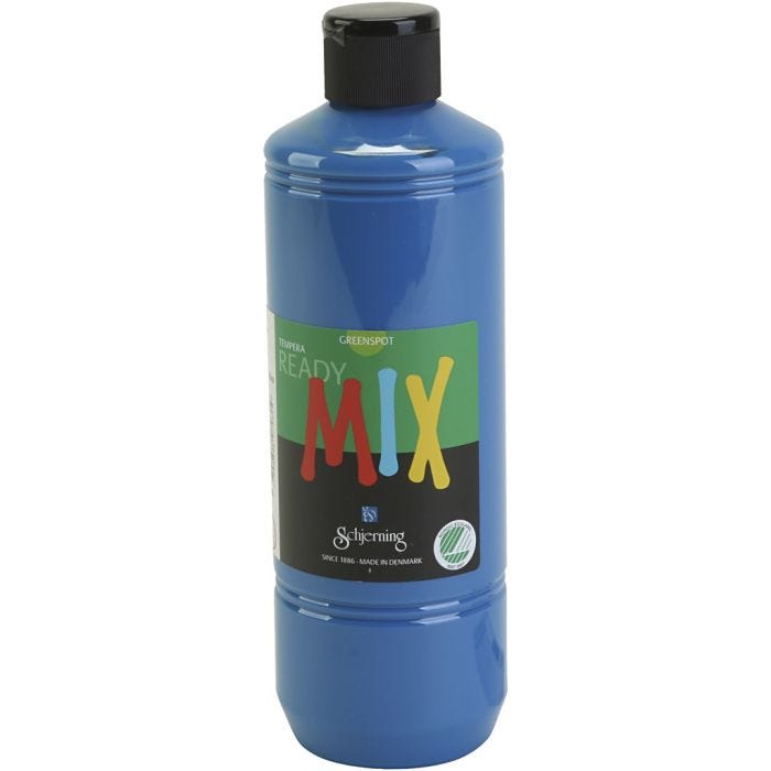 Greenspot Ready Mix, mat, primær blå, 500 ml/ 1 fl.