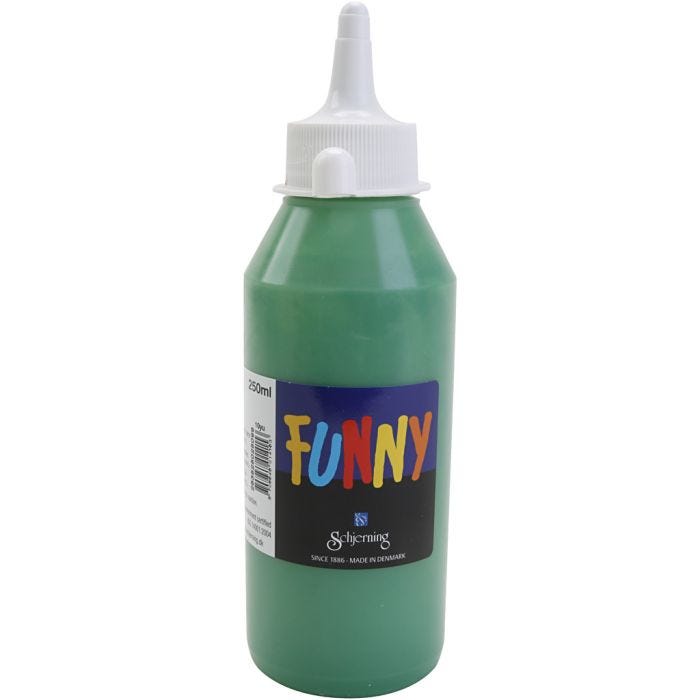 Funny Vinduesmaling, grøn, 250 ml/ 1 fl.