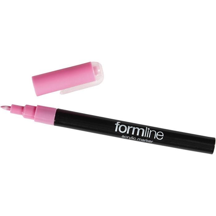 formline Akrylmarker, 0,7 mm, pink, 1 stk.