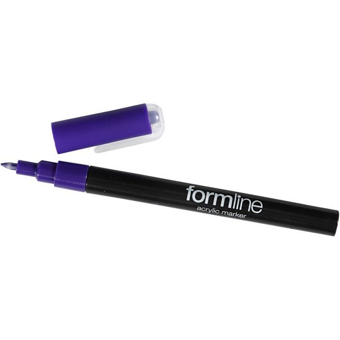 formline Akrylmarker, 0,7 mm, lilla, 1 stk.