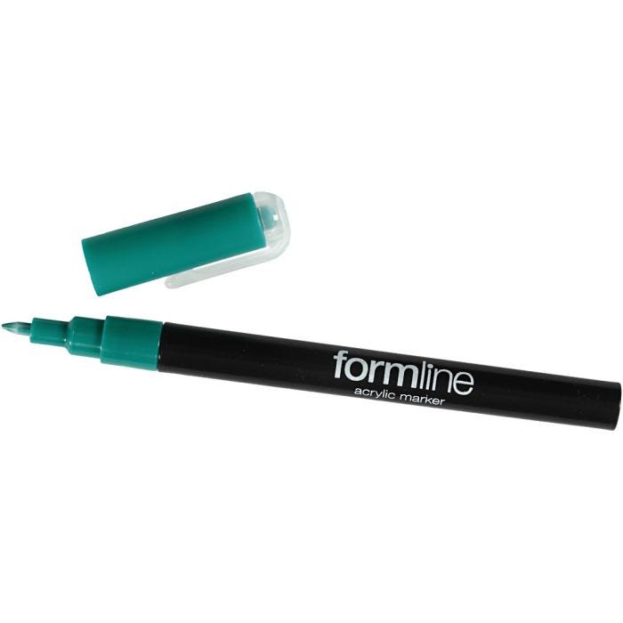 formline Akrylmarker, 0,7 mm, grøn, 1 stk.