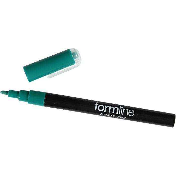 formline Akrylmarker, 0,9-1,3 mm, grøn, 1 stk.