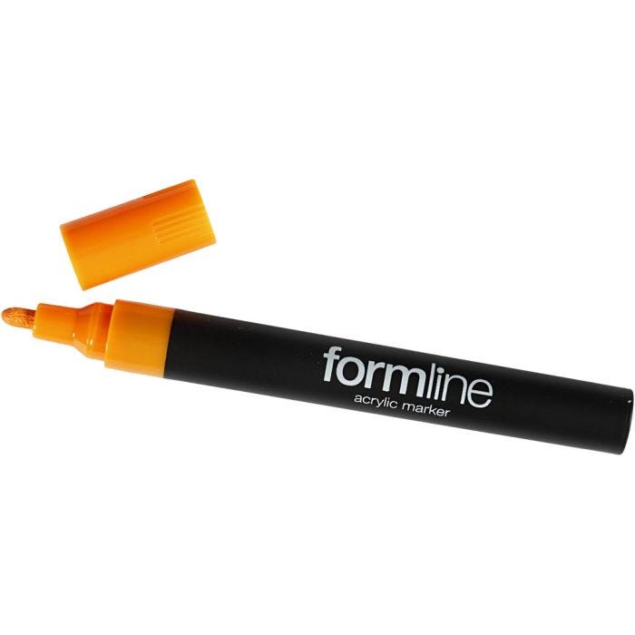 formline Akrylmarker, 2.5 mm, orange, 1 stk.