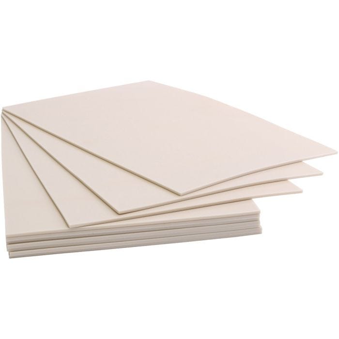 Linol-plader bløde, str. 20x30 cm, tykkelse 3 mm, 10stk./ 1 pk.