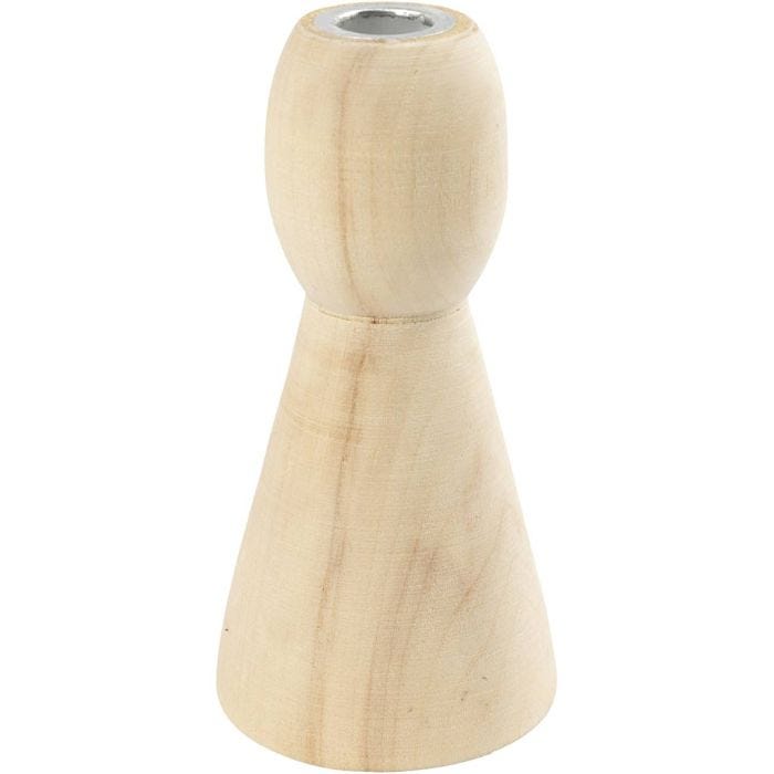 Keglestager i træ, 9,5 cm, 1 stk.