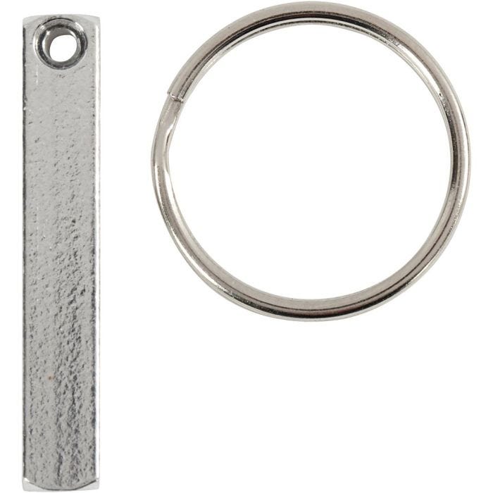 Nøglering Kit, str. 40x5 mm, 6 stk./ 1 pk.