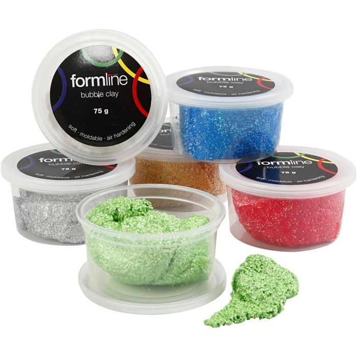 formline Bubble Clay, metallic, 450 g, 6x75 g/ 1 pk.