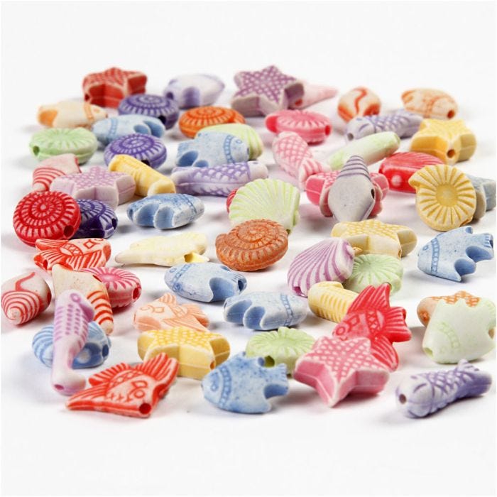 Pastelmix, str. 9-12 mm, hulstr. 1,2 mm, 110 g, 175 ml/ 1 pk.