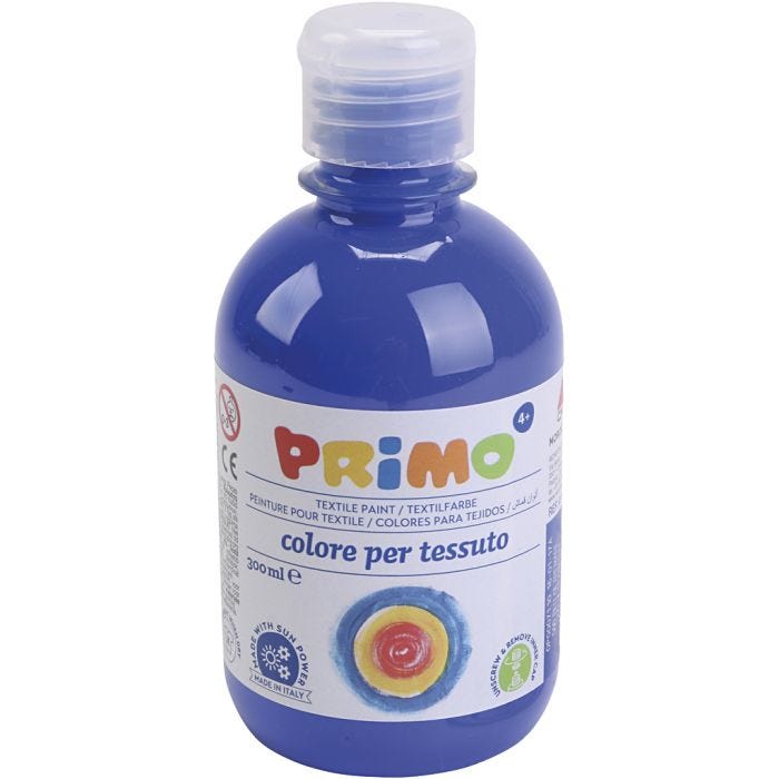 Tekstilmaling, mørk blå, 300 ml/ 1 fl.