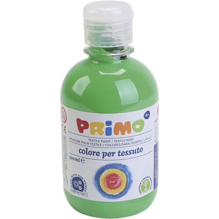 Tekstilmaling, grøn, 300 ml/ 1 fl.