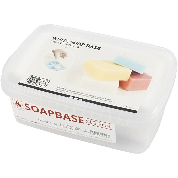Hvid Sæbemasse, hvid, 1 kg