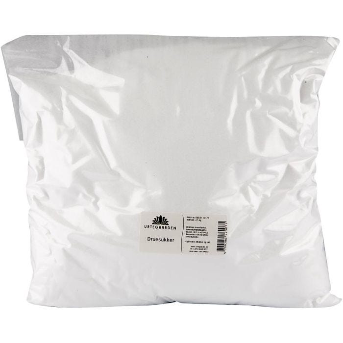 Druesukker, 2500 g/ 1 pk.