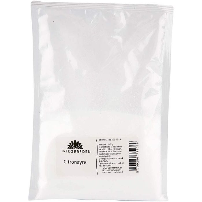 Citronsyre, 100 g/ 1 pk.