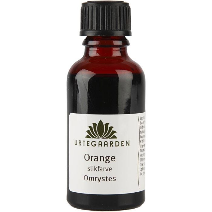 Slikfarve, orange, 30 ml/ 1 fl.