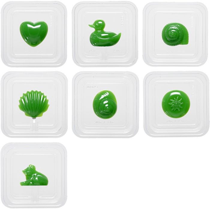 Støbeforme, Indhold kan variere, 7ass./ 1 pk.