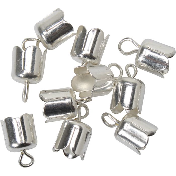 Afslutningskapper med øje, 200 stk./ 1 ps.