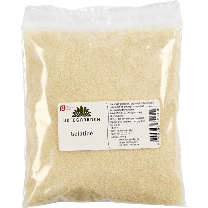 Gelatine , ØKO, 100 g/ 1 ps.