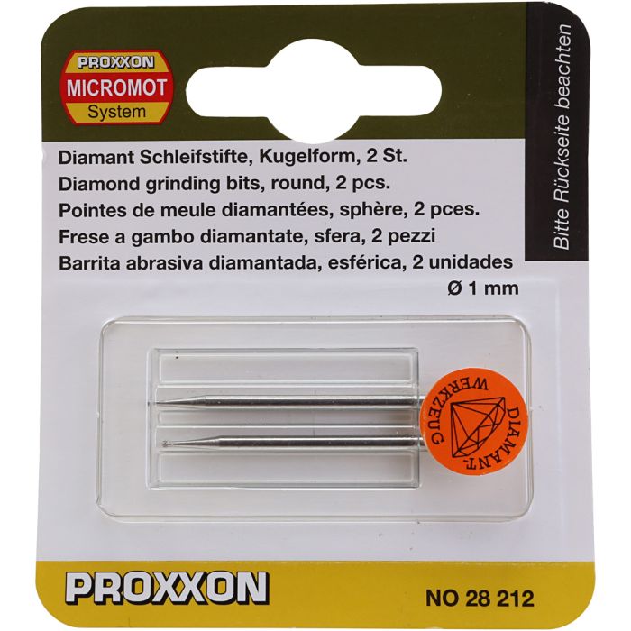 Diamantstifter til glasgravering, 2 stk./ 1 pk.