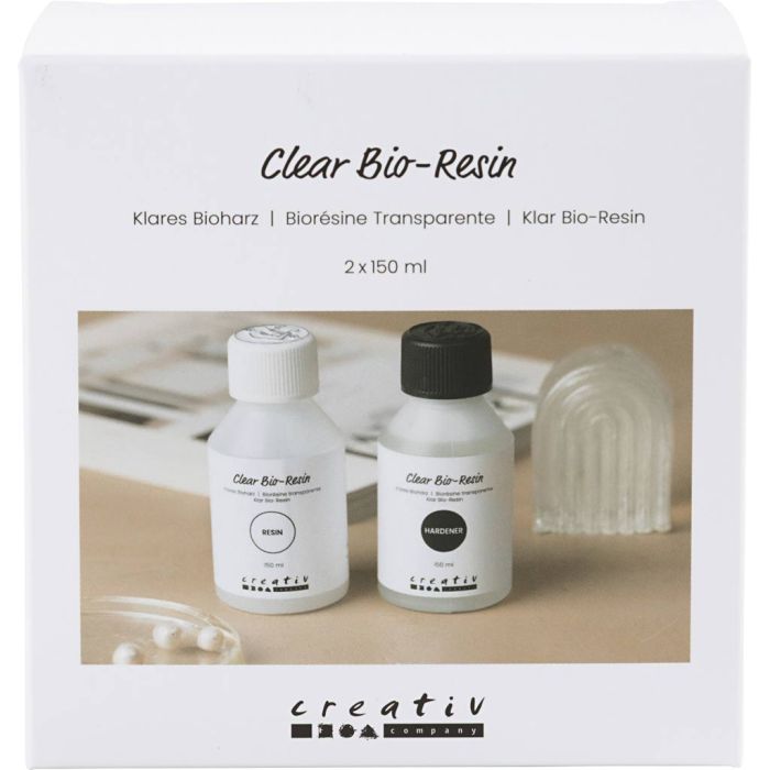 Klar Bio-Resin, klar, 2x150 ml/ 1 pk.