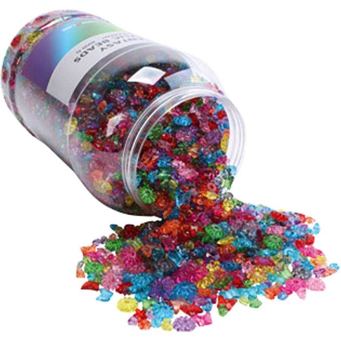 Perlespand, ass. farver, 3000 g/ 1 pk.
